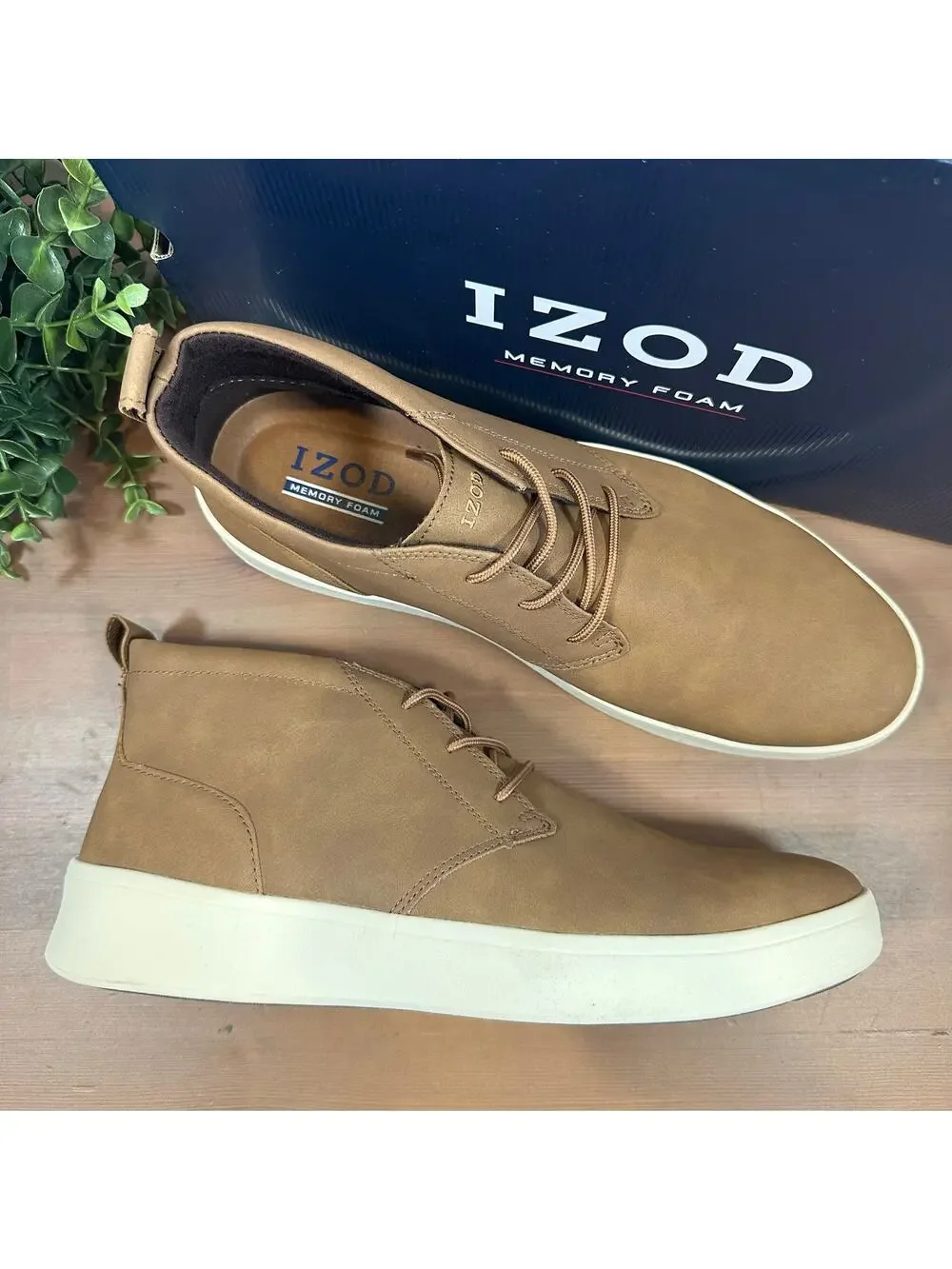 IZOD Men's Palmer Chukka Boots Brown Size 11
